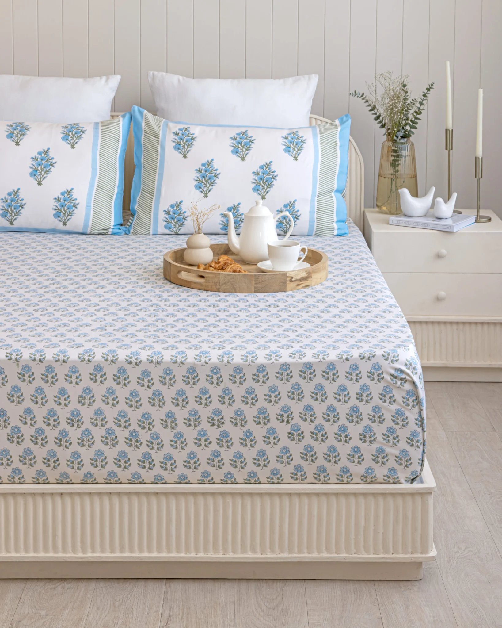Neel Grove King Set, hand block printed – view 2
