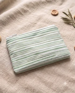 Arth Linen Zip Pouch