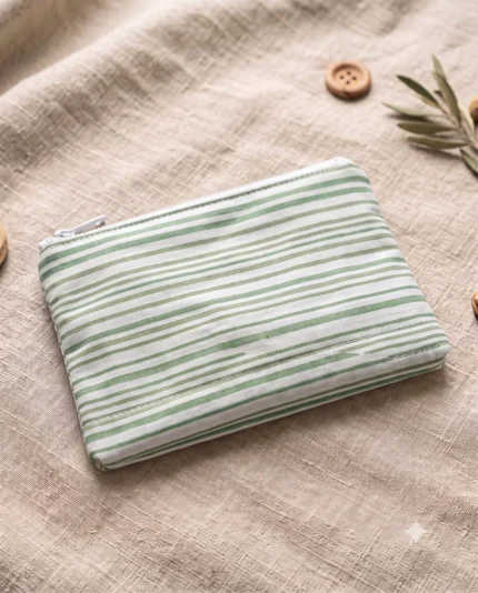 Arth Linen Zip Pouch