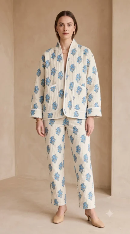 Neel Grove Quilted Jacket & Pants Set