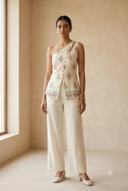 Gulabi One-Shoulder Top