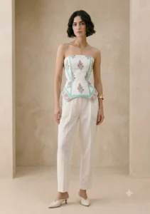 Gulabi Bandeau Corset Top